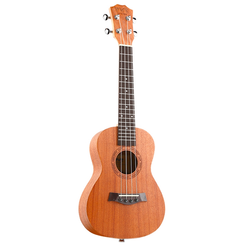 BWS EST & 1988 26 Inch Mahogany Wood 18 Fret Tenor Ukulele Acoustic Cutaway Guitar Mahogany Wood Ukulele Hawaii 4 String Guitarra