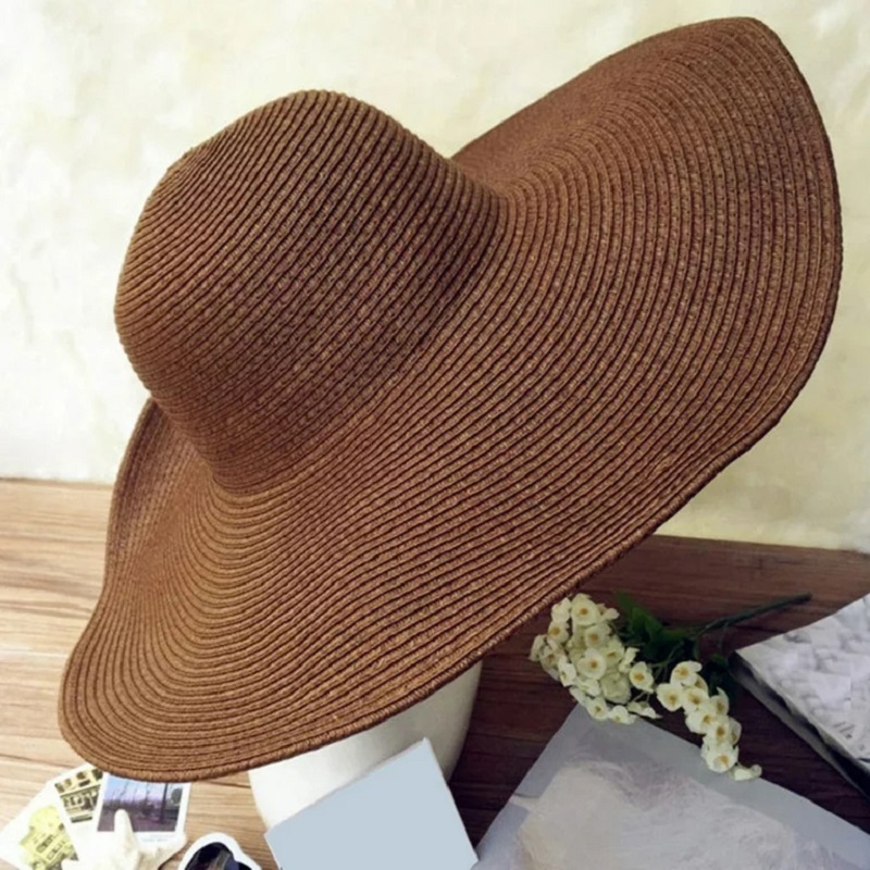 Women's Straw Hat Sun Hat Wide Brim Hat Summer Hat Floppy Beach Hat