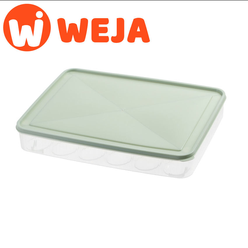24 Grids Plastic Egg Storage Containers Box Refrigerator Organizer Drawer Egg Fresh-keeping Holder Tray Kitchen Outdoor Egg Case