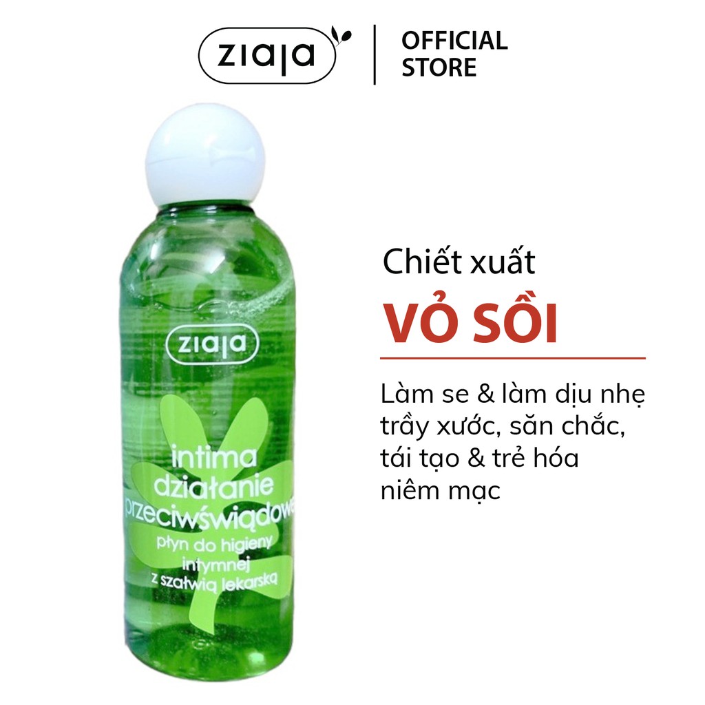 DUNG DỊCH VỆ SINH PHỤ NỮ INTIMA ZIAJA 500ML