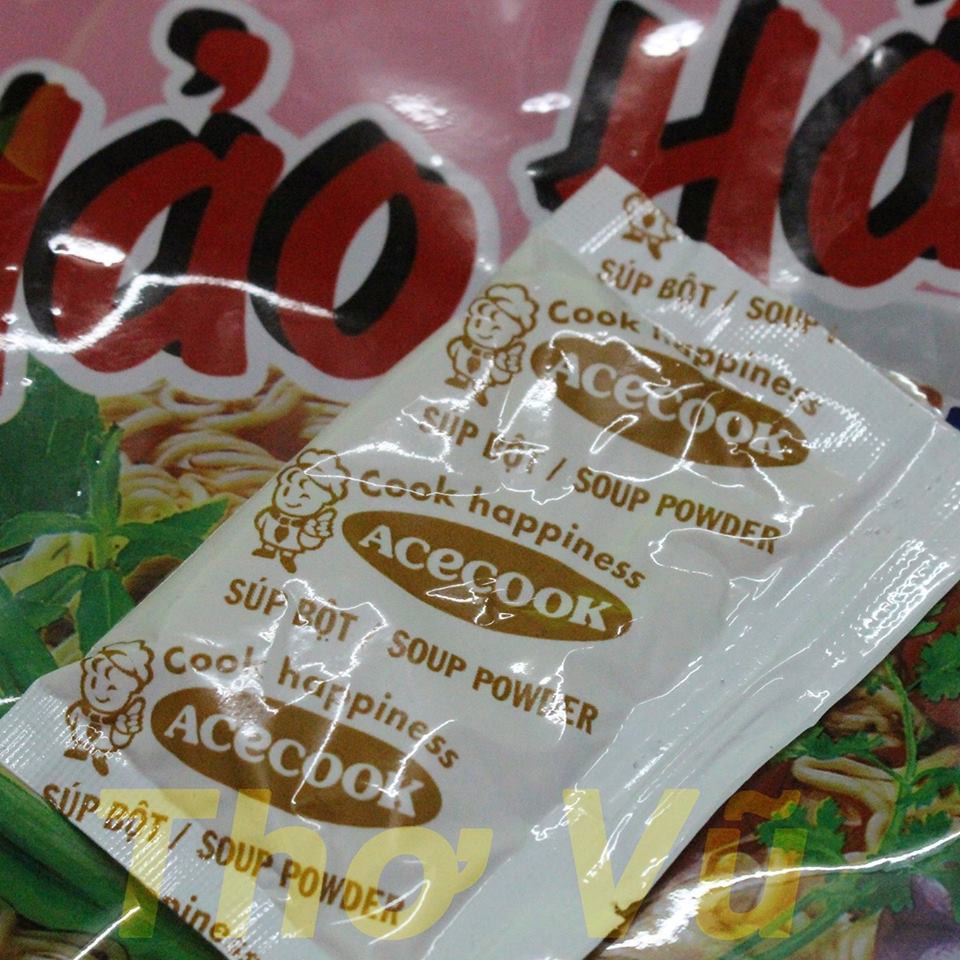 muối chấm, bột canh mỳ tôm hảo hảo