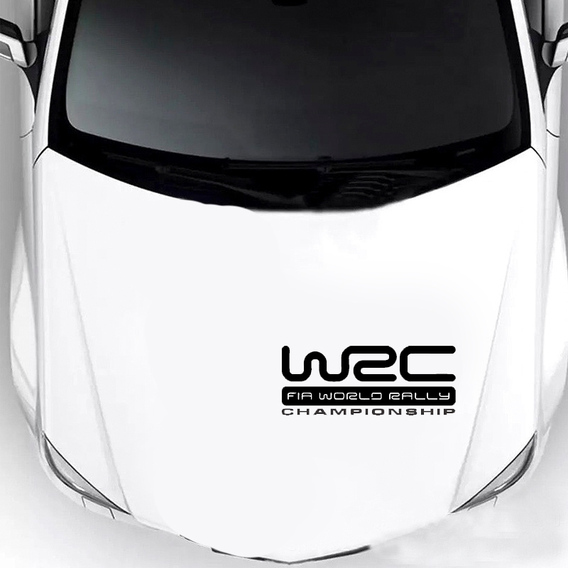 Bộ 2 Tem dán cửa xe ô tô WRC Phản Quang