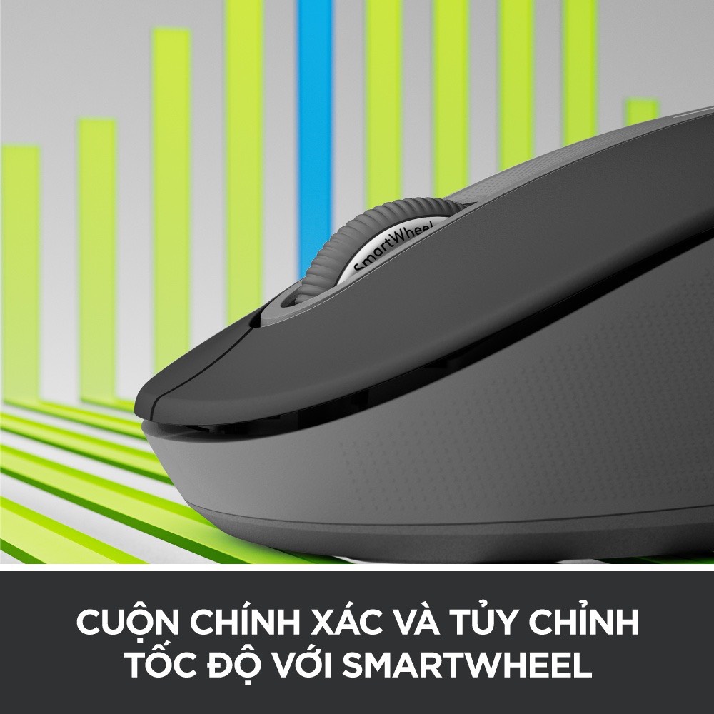 Chuột Không Dây Bluetooth - USB Đa Thiết Bị Logitech M650 - Mia Store