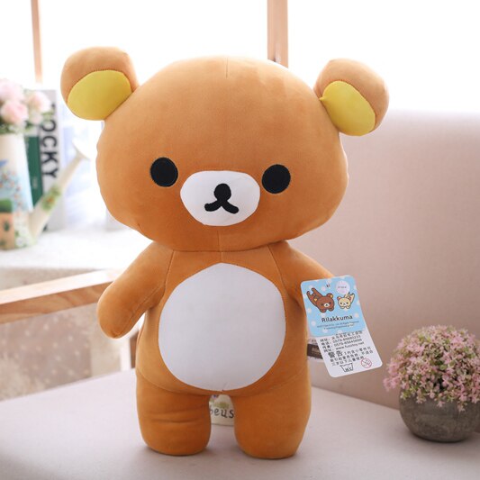 Rilakkuma Plush Toy Cute Small Animals White Brown Soft Bear Sofa Pillow Room Decorations Birthday Present For Children Gifts