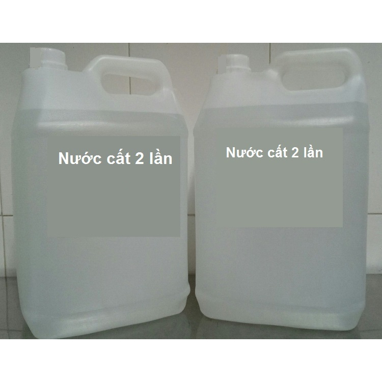 Nước cất 2 lần can 10 lít