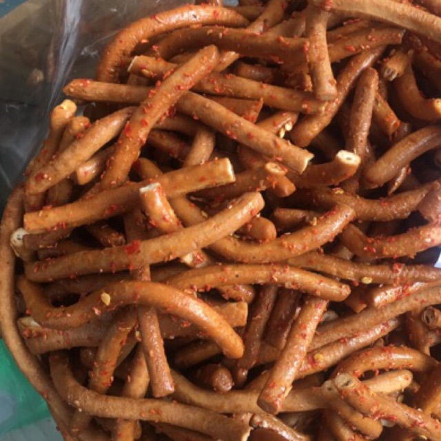 500g Bánh Que Củi Mắm Ớt ( Thèo Lèo Cay ) - đồ ăn vặt