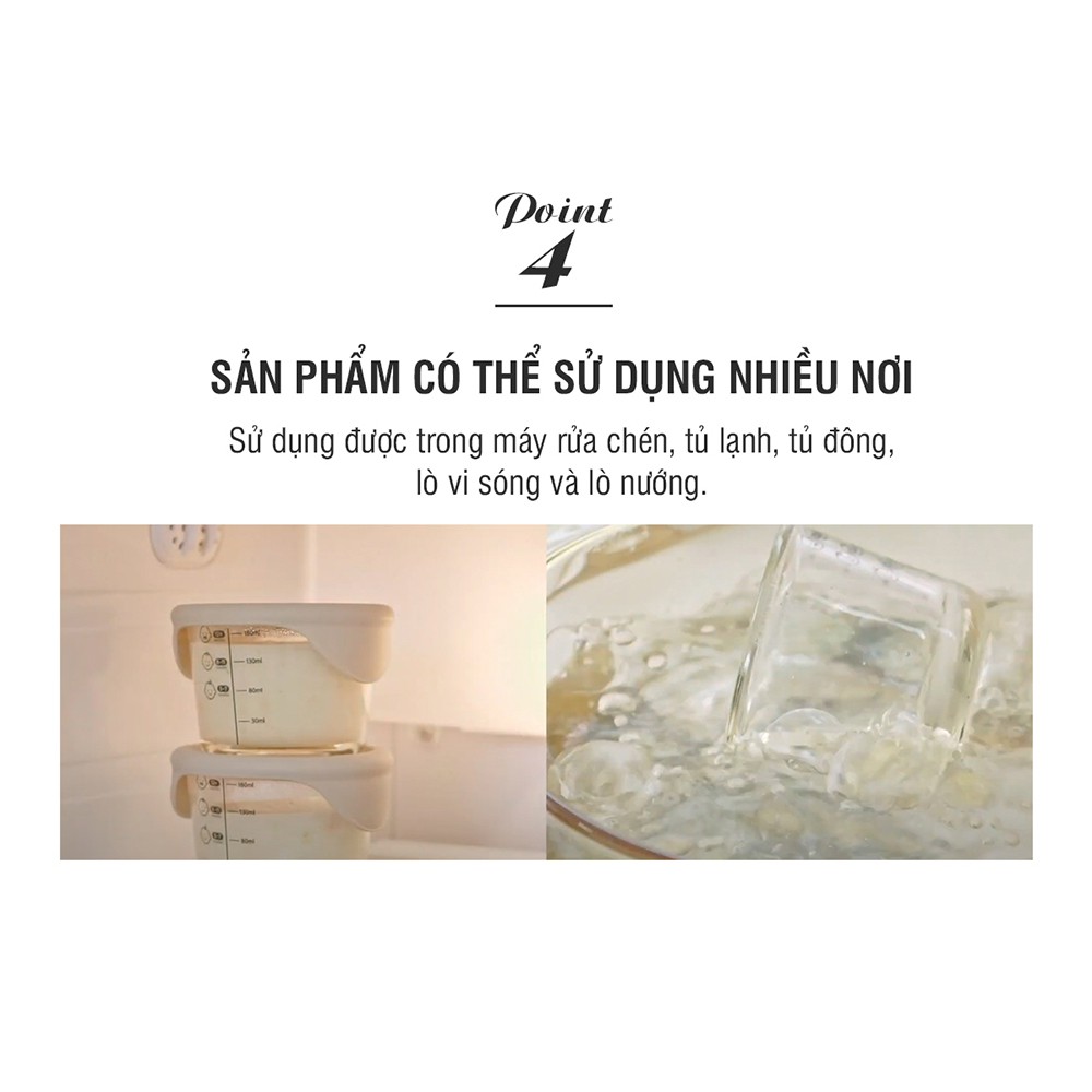 Bộ 3 Hộp Thủy Tinh Lock&Lock Dung Tích 230ml x3 LLG508S3