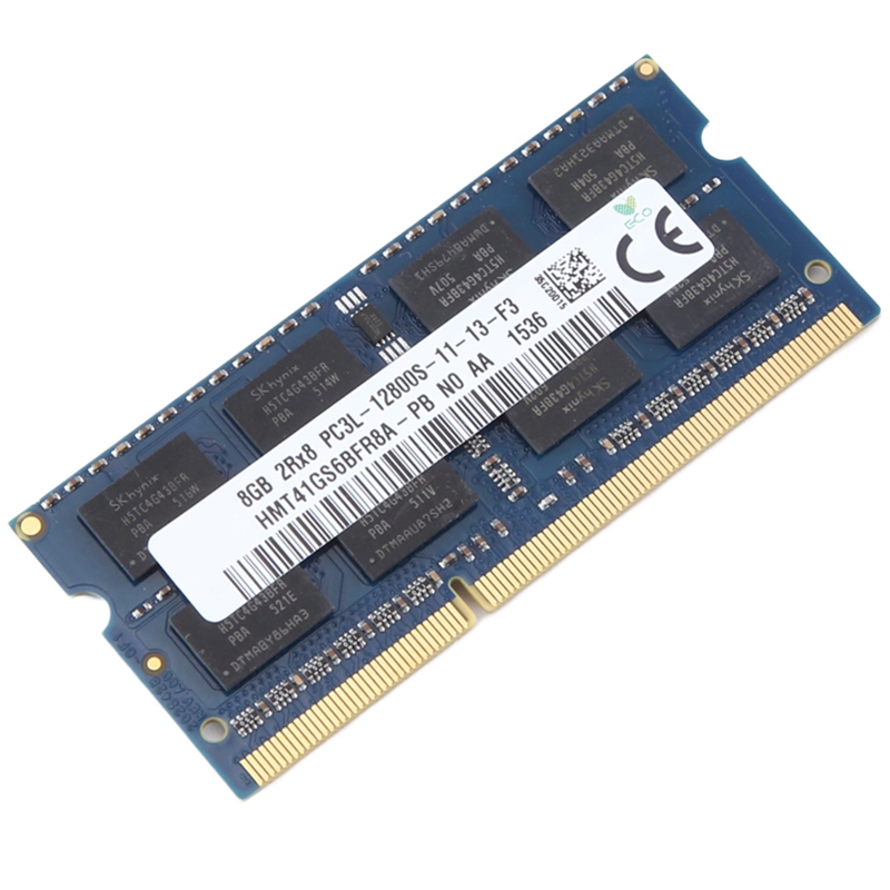 SK hynix 低電圧メモリ (1.35V) PC3L-12800S (DDR3L-1600) 8GB SO-DIMM 204pin ノートPC用  型番：HMT41GS6AFR8A-PB 両面実装 (2Rx8) 動作保証品 楽天市場 - メモリー