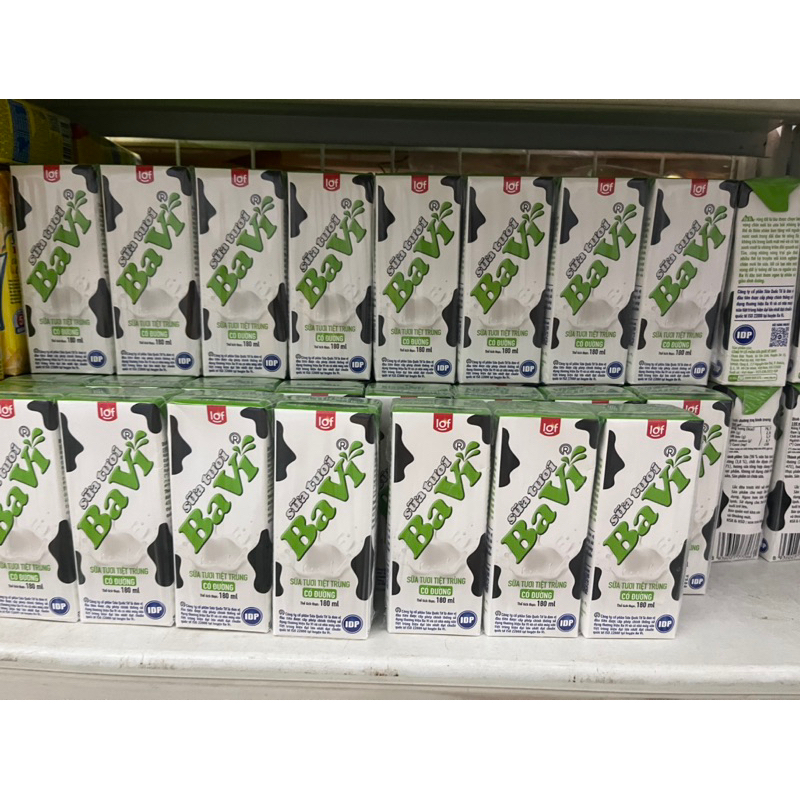 Sữa tươi Ba Vì 110ml 180ml (Lốc 4 hộp)