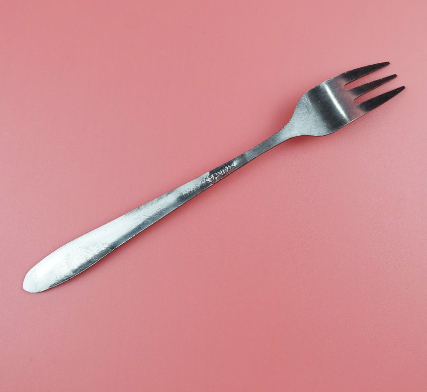 Combo 10 dĩa inox cán hoa bền đẹp không gỉ