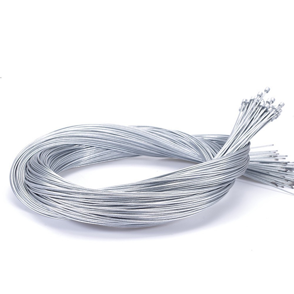 Silver Derailleur Cables 5pcs Inner Cable Wire Kit Stainless Steel Bicycle Shift