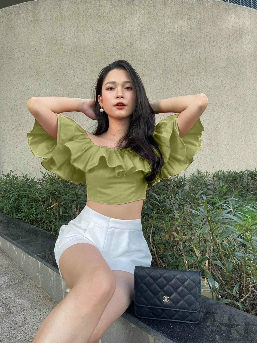 ÁO  BẸT VAI TẦNG NHIỀU MÀU