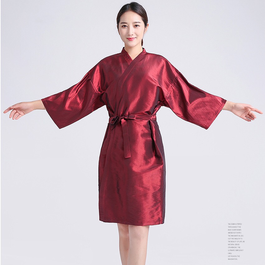 Áo choàng kimono cho spa và salon cao cấp