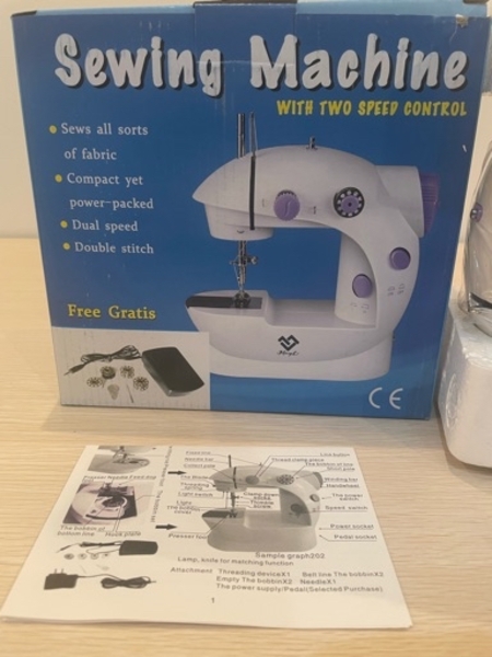 4%20In%20One%20Compact%20And%20Portable%20Sewing%20Machine%20With%20Adapter%20And%20Food%20Pedal%20Mini%20Household%20Purple%20Electric%20Sewing%20Machine%20With%20Light%202%20Speed%20Adjustment%20with%20Light%20Foot%20Pedal%20AC100-240V%20Double%20Threads%20Sewing%20Machine%20With%20Light%20-%20Image%202