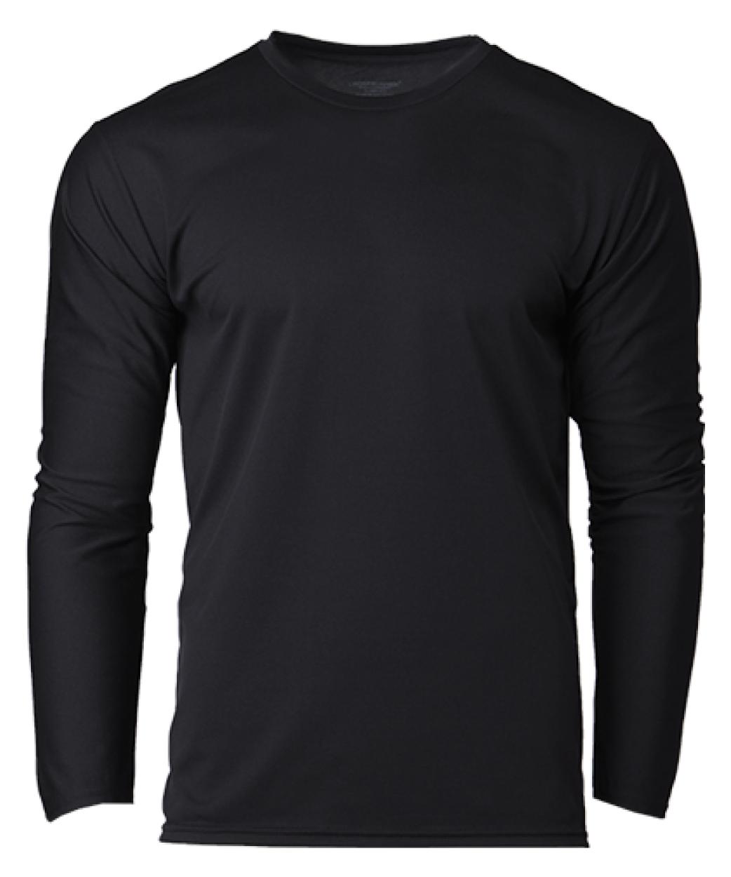 Black Dri Fit Dry Pique Long Sleeve T 