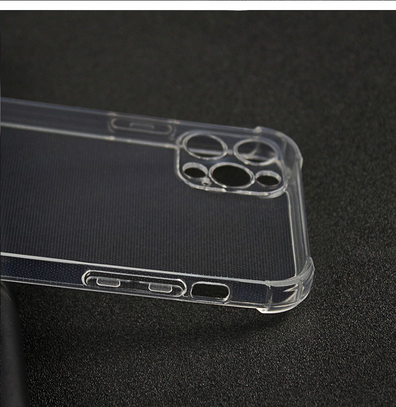 Soft Jelly Case for iPhone12 Mini iPhone 11 Pro Max Clear Transparent Cover iPhone 12 Pro Max Shockproof Shell Skin