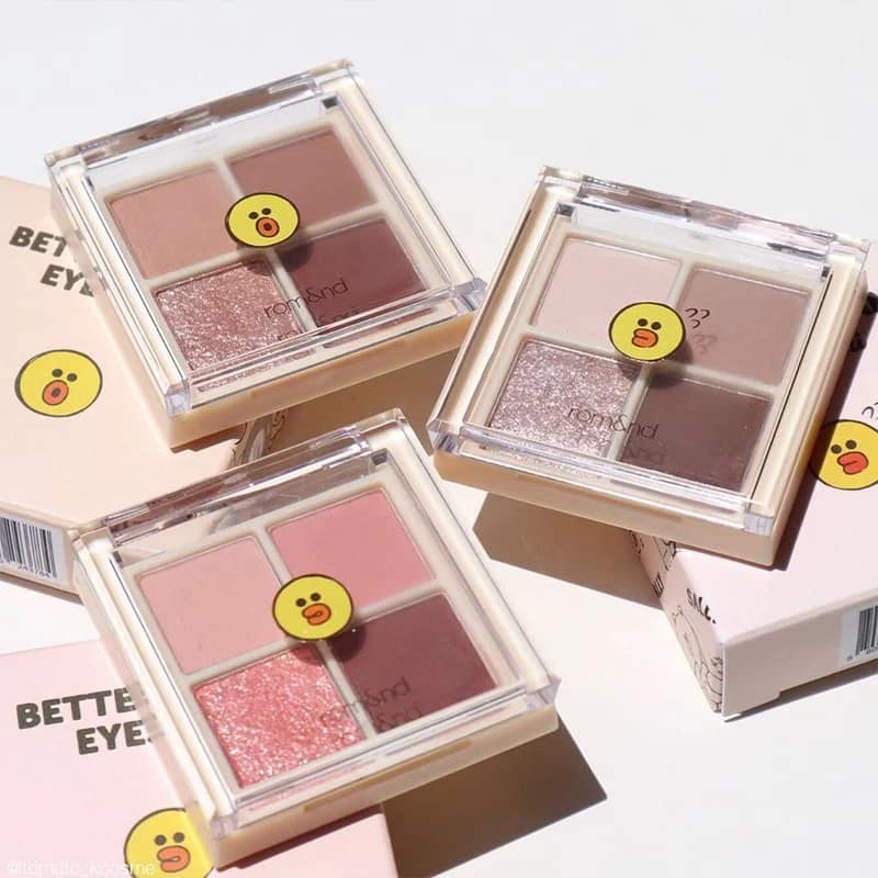 Bảng Phấn Mắt 4 Ô Romand Better Than Eyes