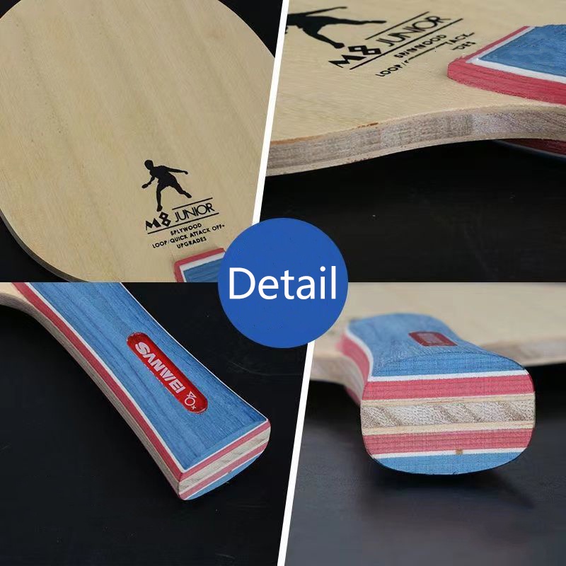 Original SANWEI M8 Table Tennis Blade Racket (5 Ply Wood Allround Conrol) Ping Pong Bat Paddle