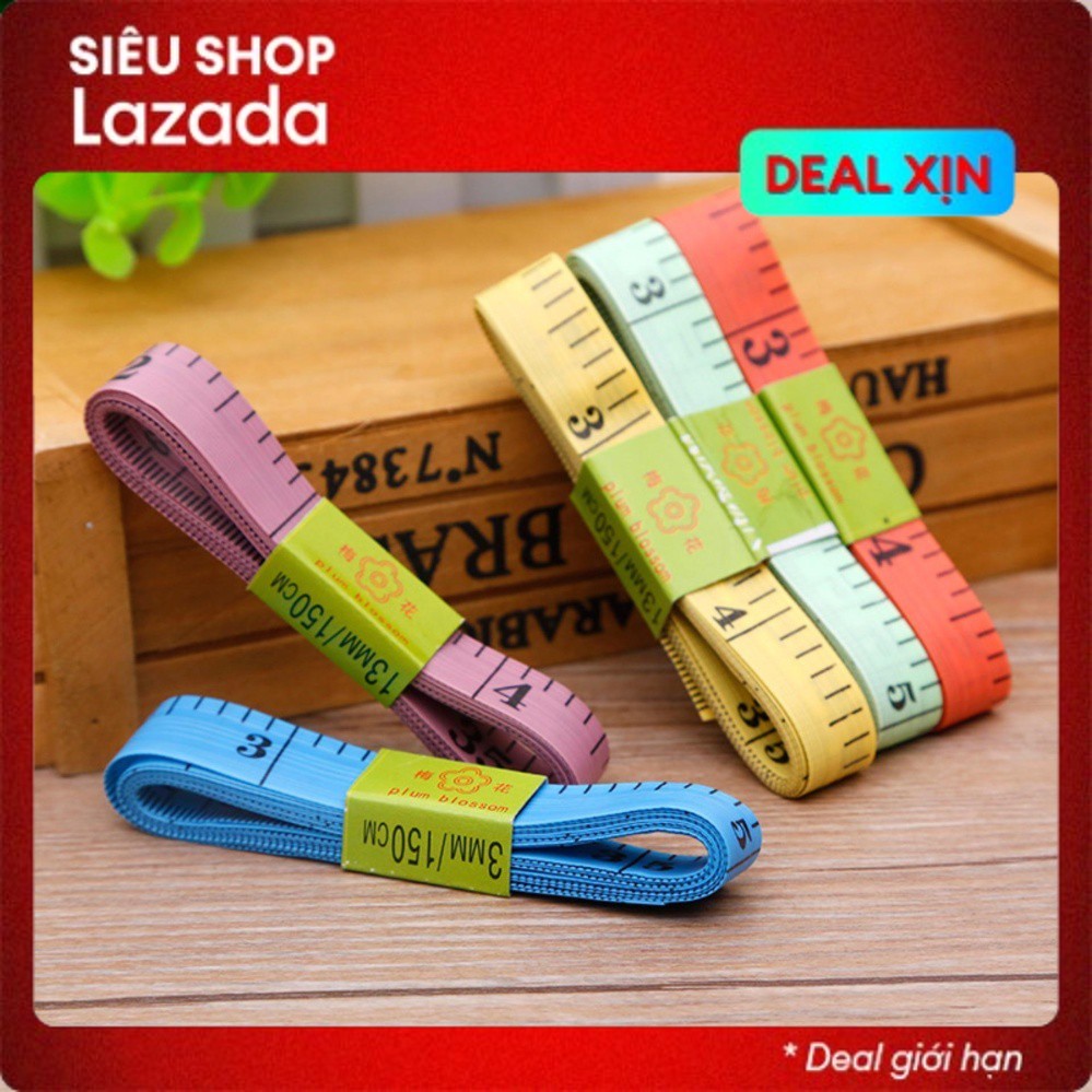 Thước dây 1.5 mét may đo quần áo, dây đo eo bền bỉ
