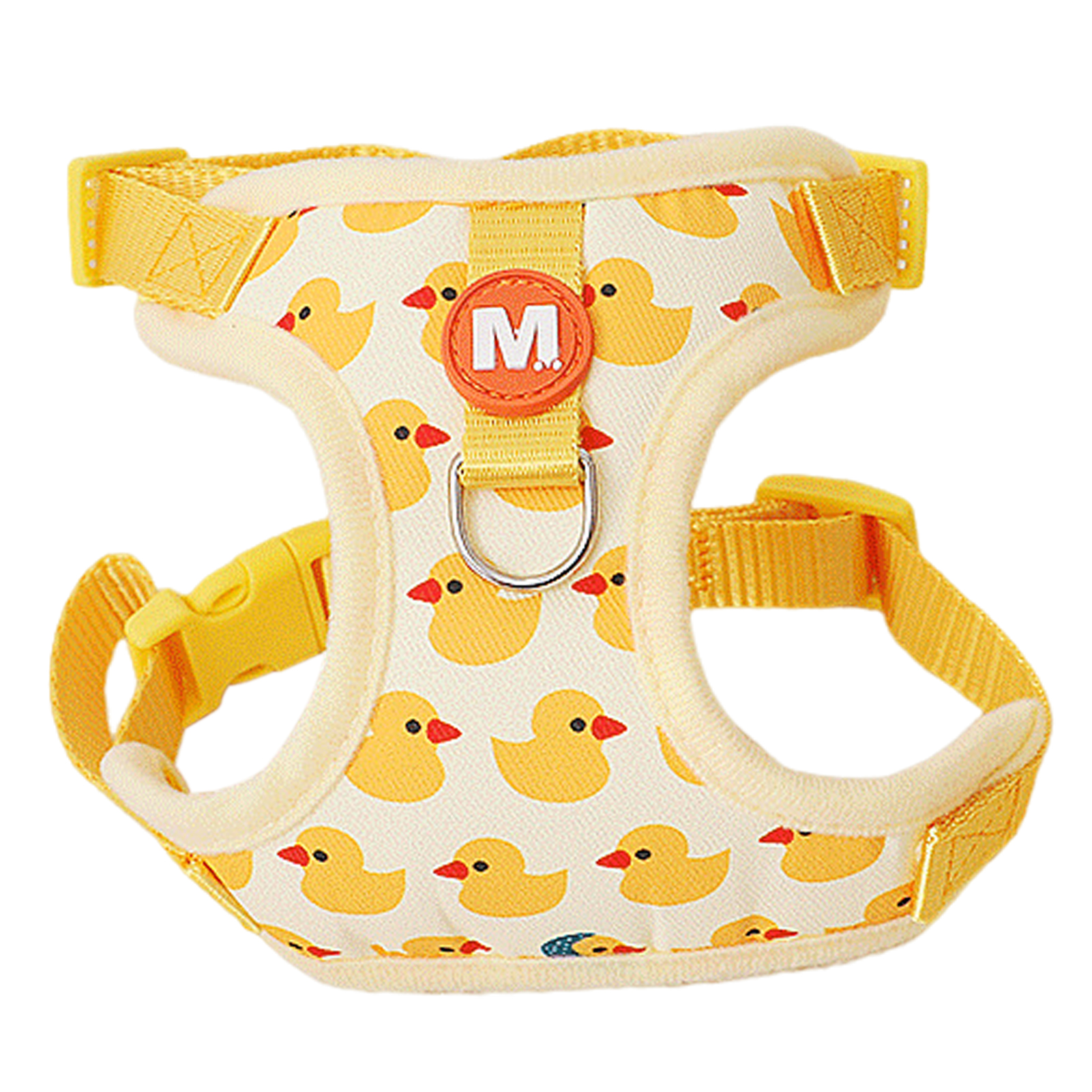 Adjustable Pet Harness Adorable Cartoon Duck Pet Vest Harness with Leash Adjustable Breathable Escape-proof for Small Dogs Cats Favorite