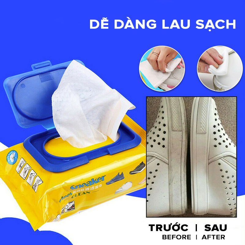 Khăn ướt lau giày đa năng chuyên dụng sneaker
