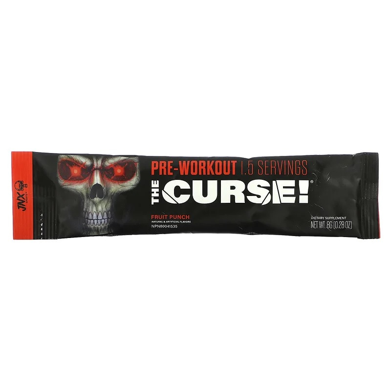 JNX Sports The Curse! Pre Workout/The Ripper! Fat Burner/The Shadow! Preworkout Sample Vegan