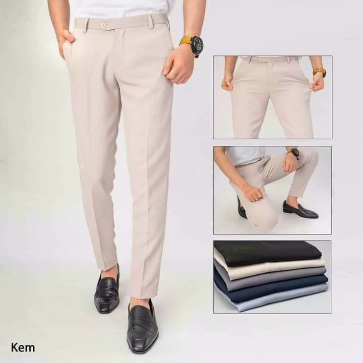 Quần âu nam kiểu dáng công sở hot nhất