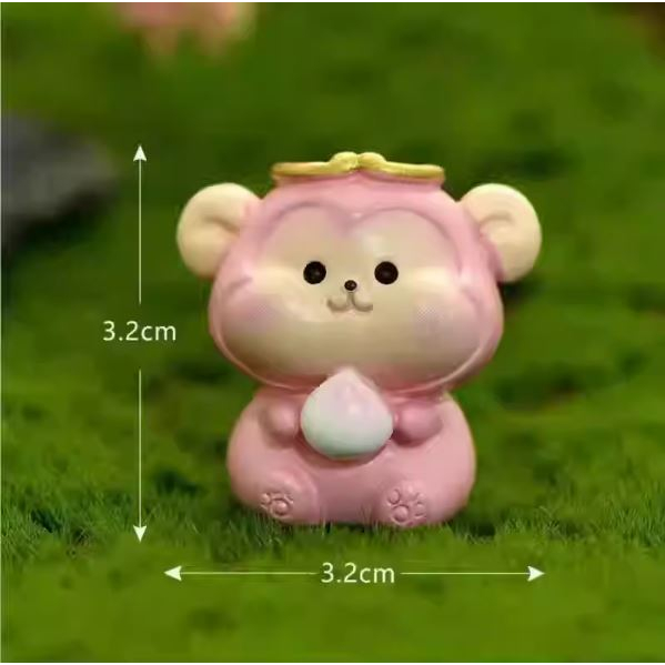 Tô tượng thạch cao 12 con giáp bản baby mini size xs, tượng thạch cao mundo