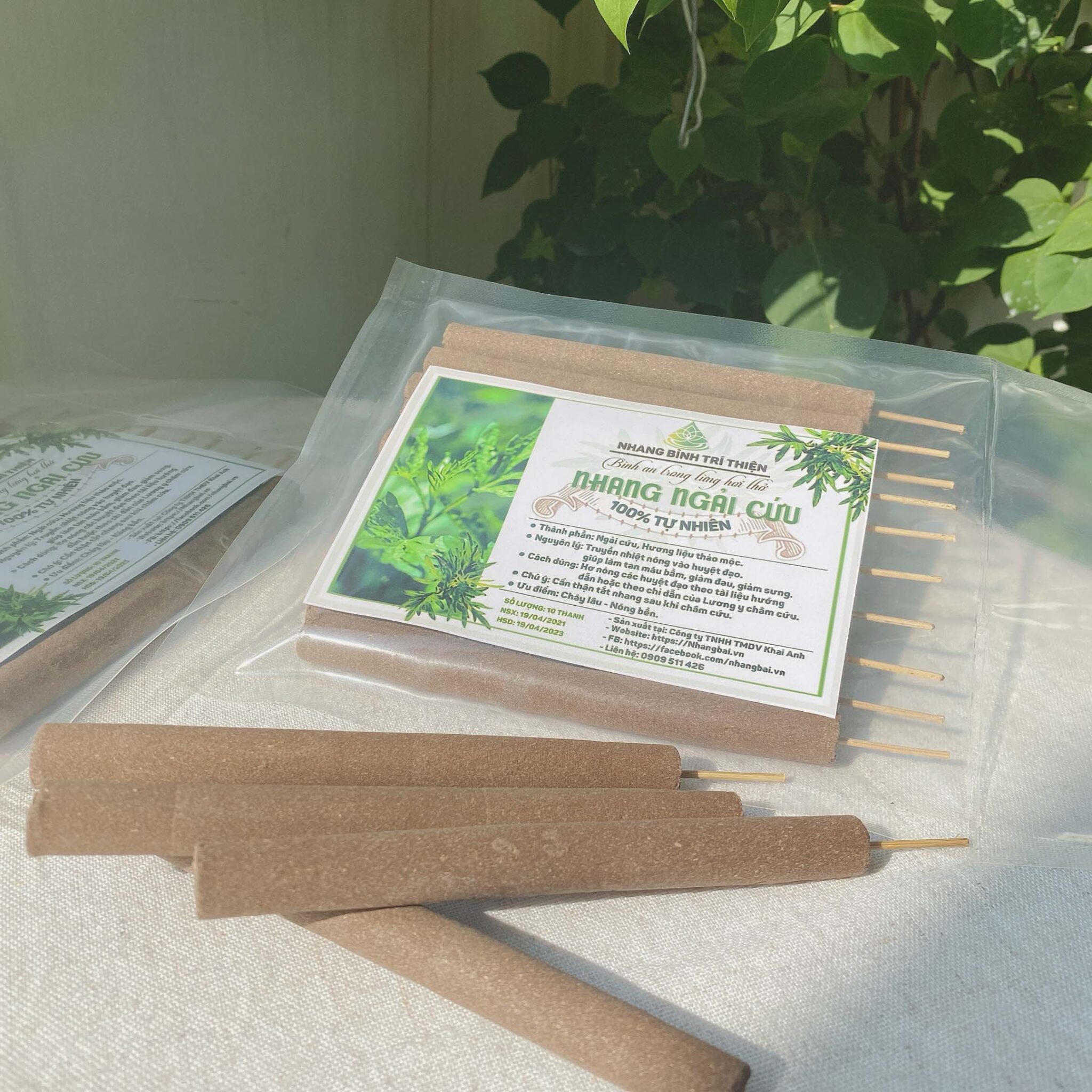 10 Thanh Nhang Ngải Cứu Bình Trí Thiện(100% tự Nhiên)