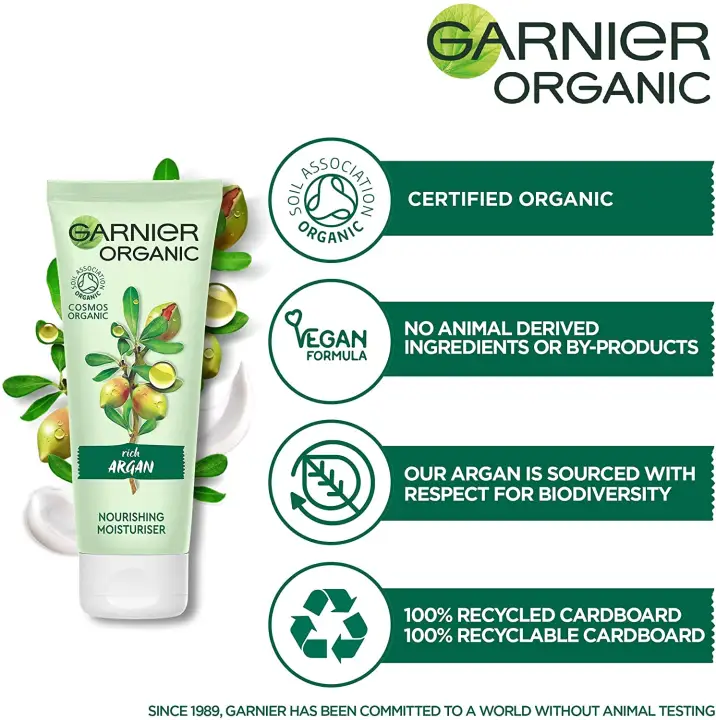 organic vegan moisturiser