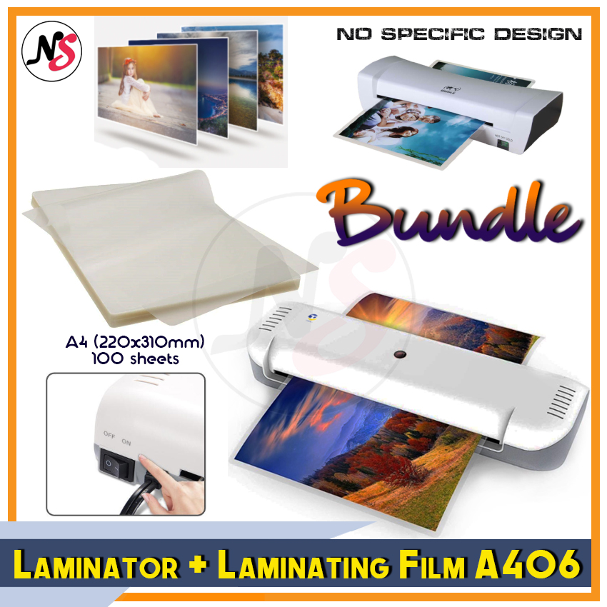 (BUNDLE) A4 Laminator Laminating Machine TGS1/SL200 (No Specific