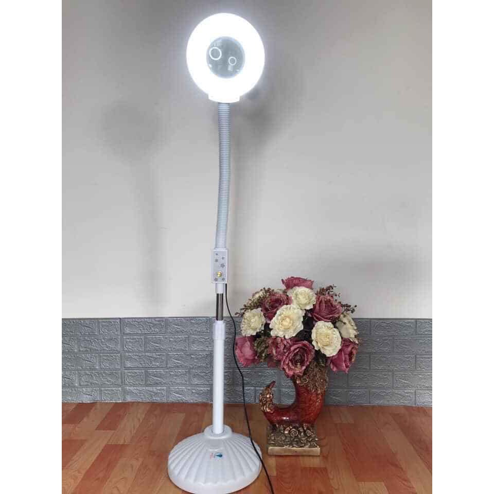 Đèn led spa nối mi nặn mụn siêu sáng