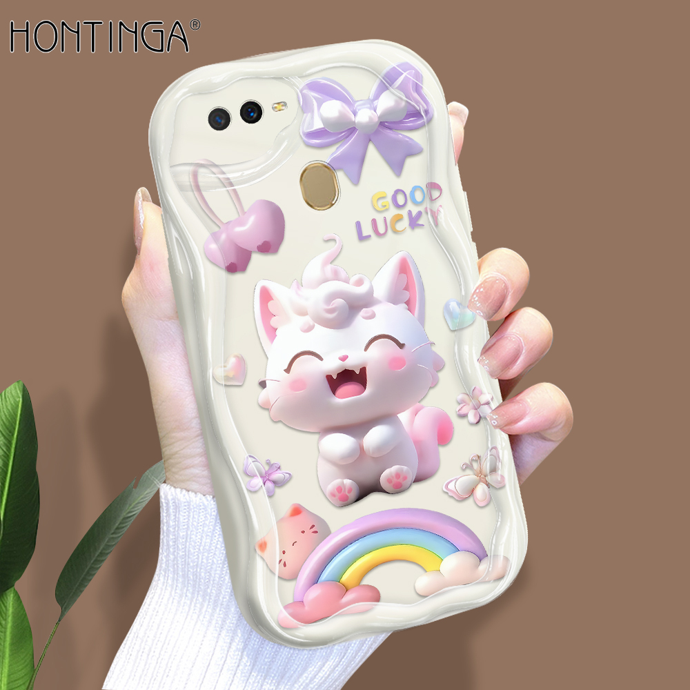 Hontinga%20for%20OPPO%20A5S%20A7%20A12%20A12S%20Back%20Cover%20Pink%20Cat%20Phone%20Case%20Cream%20Texture%20Wavy%20Edge%20Soft%20Mobile%20Cover%20-%20Image%202