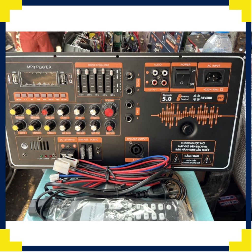 Mạch loa kéo có reverb 200w