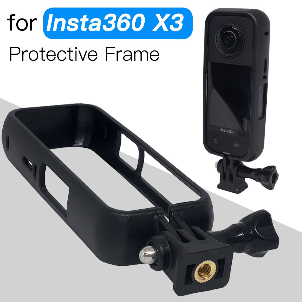 Insta360 X3 Protective Camera Housing Frame Case For Insta 360 X3 Anti Fall Action Frame Camera Mount Essories