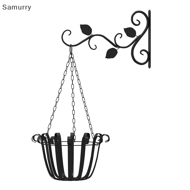 Samurry ✨Hot Sale✨ Car Giá treo cây Móc Treo Tường Trồng Cây Móc Treo Đèn Lồng bằng sắt chậu hoa