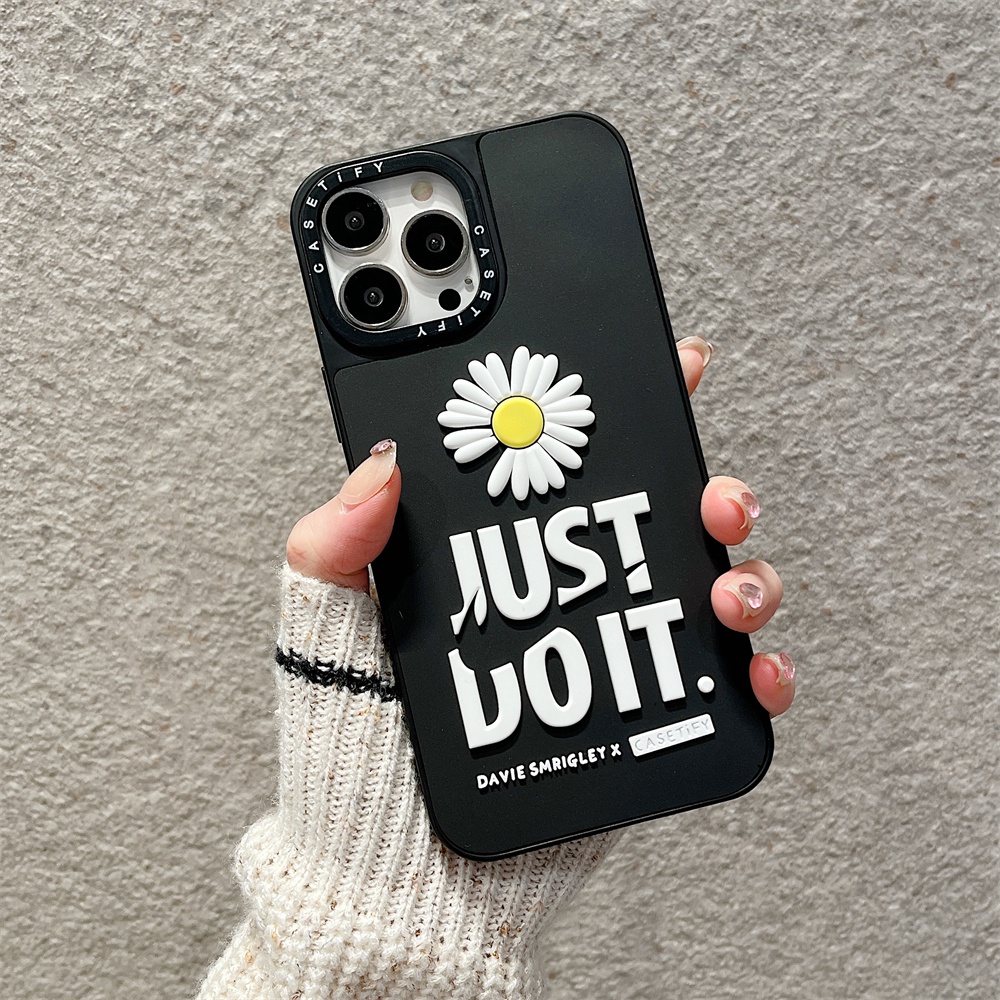 Ice FoxColorful Silicone Case For iPhone 14 15 Pro Max 3D Touch Hard Back Cover Case for iPhone 12 13 Pro Max Letters Orea Shockproof Case For iPhone 11 Case Tify Case