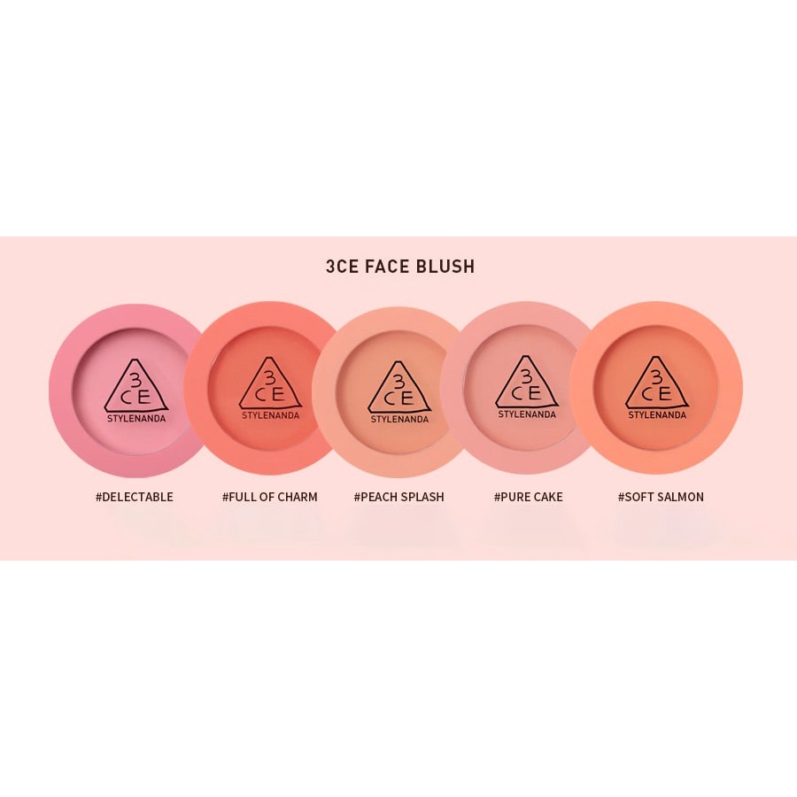 Phấn Má Hồng 3CE FACE BLUSH Mịn Lì 5.5g #Soft Salmon