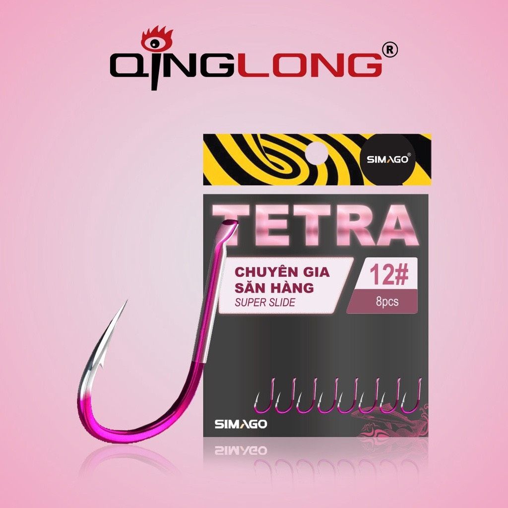 Lưỡi câu săn hàng Simago Tetra cao cấp ( vỉ 8c)