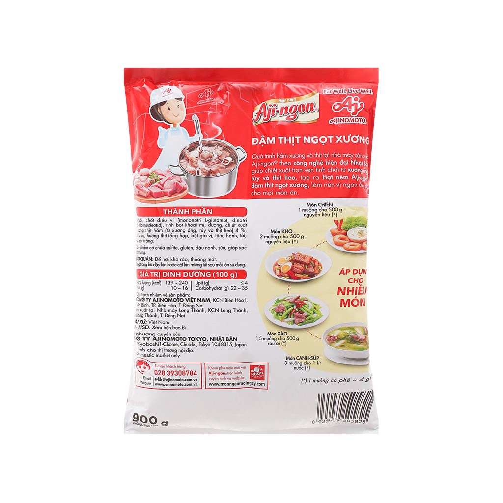 Hạt nêm AJINGON gói 170g