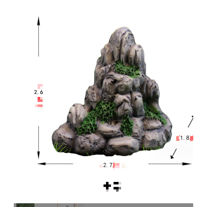 Mô hình núi đá hòn non bộ mini trang trí tiểu cảnh, terrarium, bể cá, DIY
