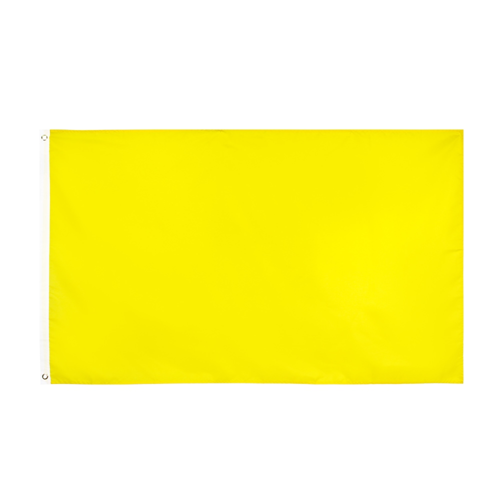 【hot】▤▼  90X150cm YELLOW  Flag banner