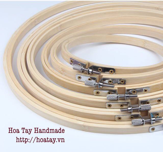 Khung Thêu Gỗ CQ233- Hoa Tay Handmade