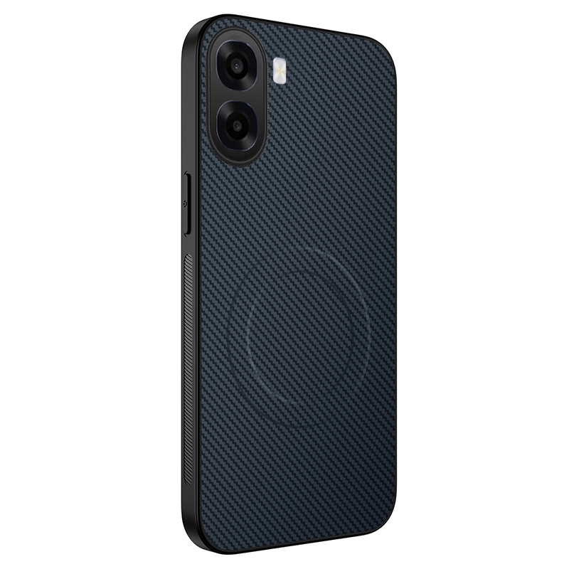 Phone case For OPPO A6X Back cover Car Mount Magnetic Suction Wireless Charging Hard Shell Shock Absorption Fashionable Texture Design for Oppo A6X Cover cases.