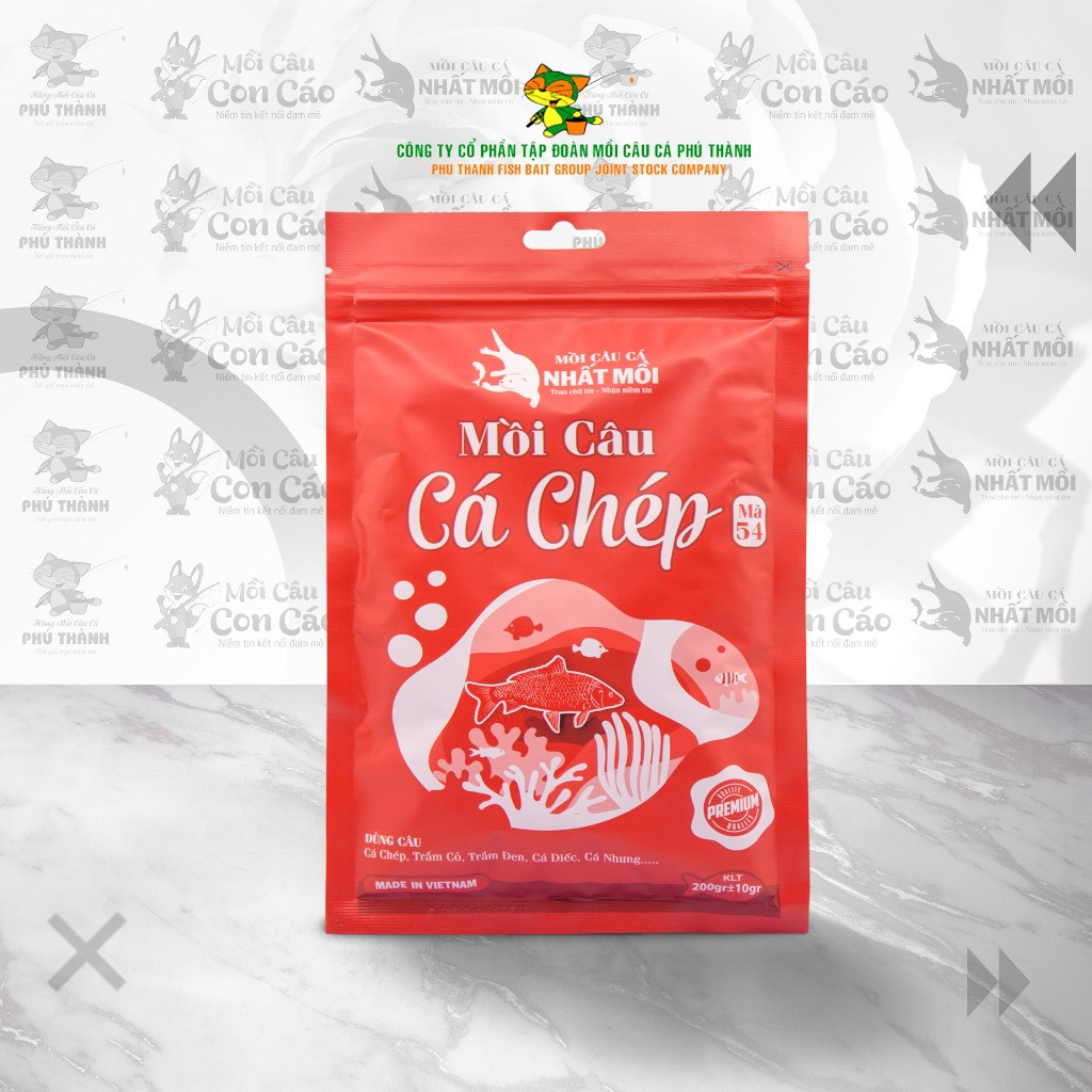 Mồi câu cá chép Phú Thành Nhất Mồi - mã 54 ( gói 200g)