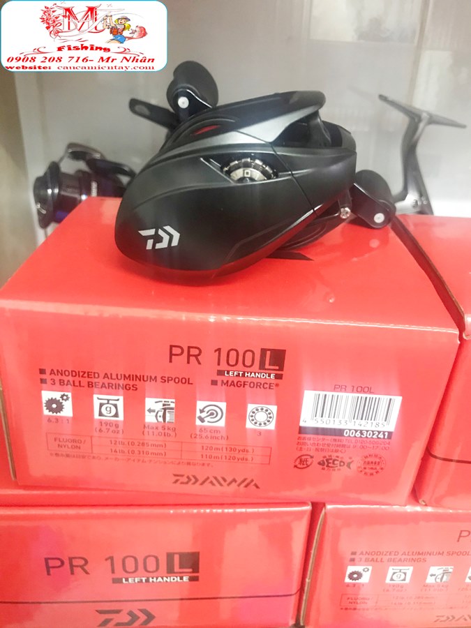 Máy Câu Ngang Daiwa PR100 Tay Trái