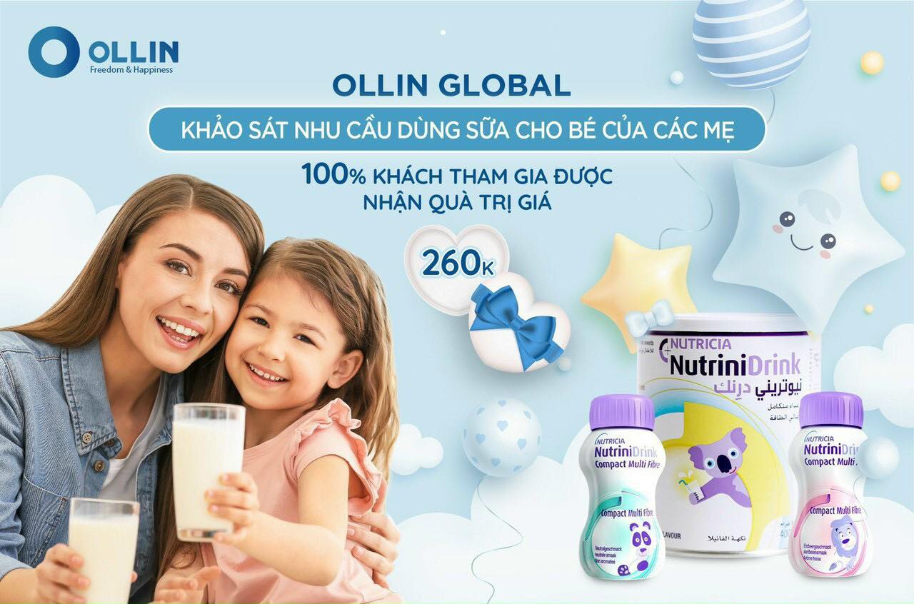 Sữa NutriniDrink Powder Neutral 400g (trẻ từ 1 tuổi trở lên) Date T3/2023