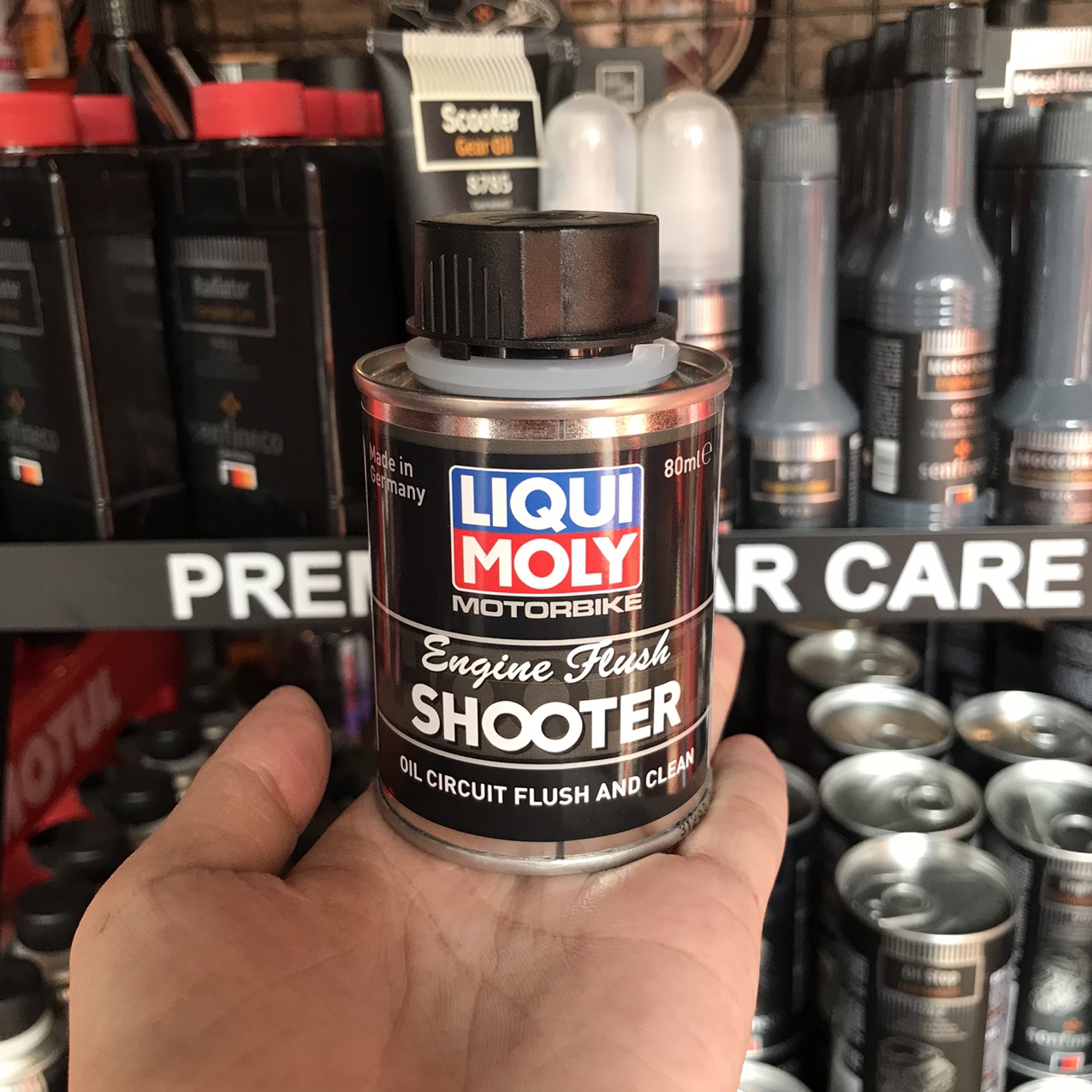 Dung dịch súc rửa động cơ liqui moly engine flush shooter- súc động cơ liqui moly