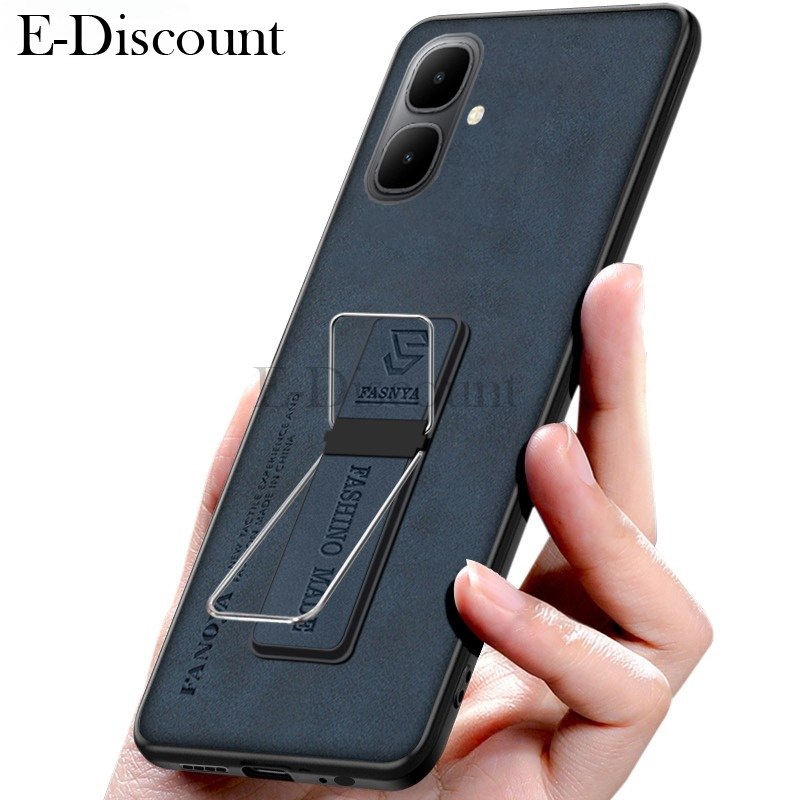 New Phone case infinix Smart10 Plus Back cover Ultra-thin Magnetic Holder Sheepskin Camera Protection Shock Absorption For infinix Smart 10 + case.
