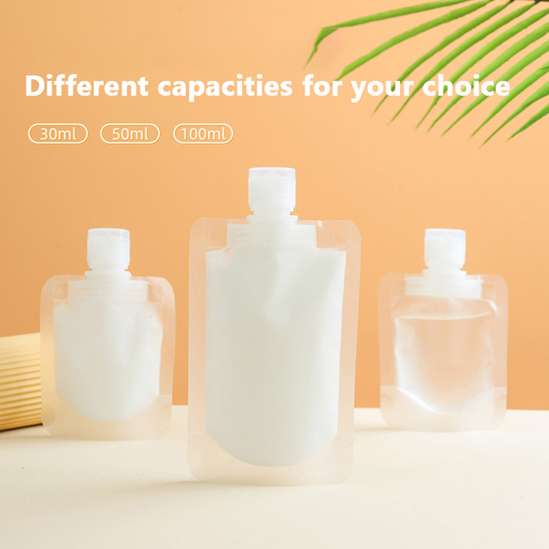 Portable Travel Liquid Packaging Bag Lotion Dispenser Bag Refillable Shampoo Cosmetic Storage Container 30ml 50ml 100ml. 